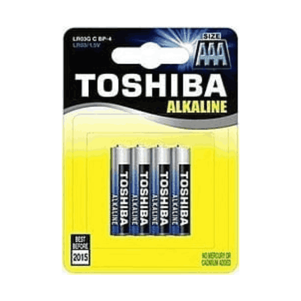 Алкални Батерии AAA Toshiba LR06/1,5V 4+4 бр.