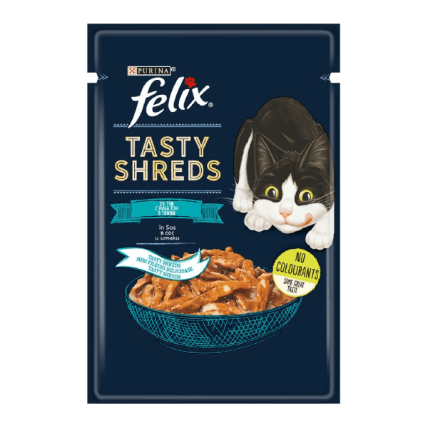 Котешка храна Felix риба тон 80гр.