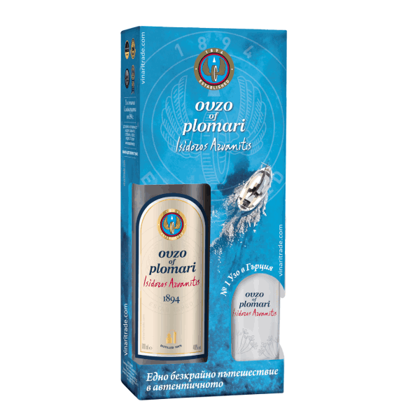 Узо - Ouzo of Plomari 700мл. + чаша