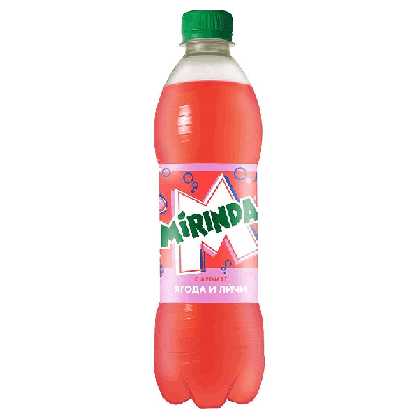 Газирана напитка Mirinda ягода и личи 500мл.