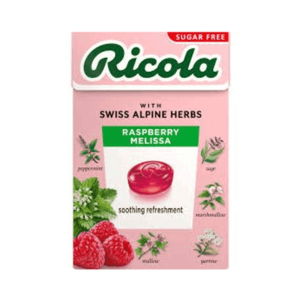 Билкови бонбони Ricola малина и маточина 40гр.