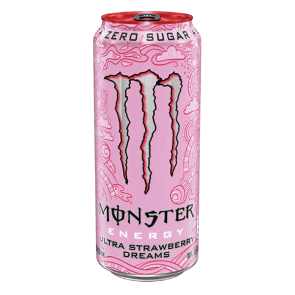 Енергийна напитка Monster Ultra Strawberry 500мл. - Monster