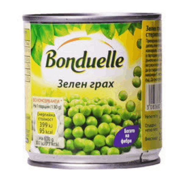 Зелен Грах Bonduelle 200гр. консерва - Bonduelle