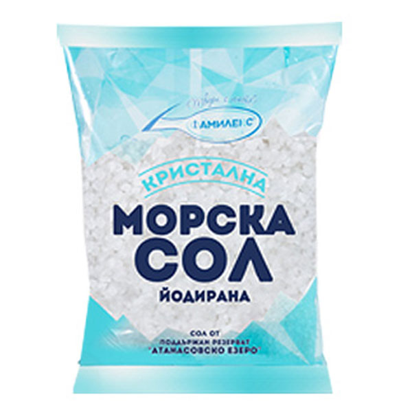 Морска сол йодирана България Фамилекс 1кг.
