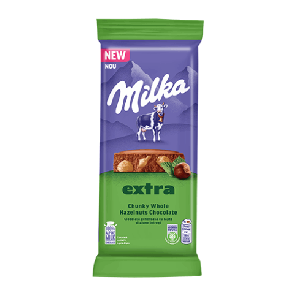 Шоколад Milka Hazelnut Extra 190гр.