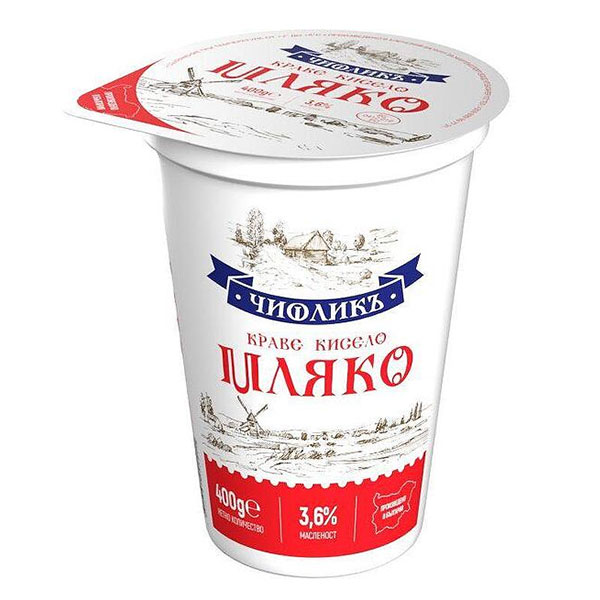 Кисело мляко Чифликъ 3,6 400гр.