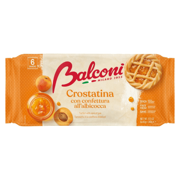 Кростатина със сладко от кайсии Balconi 240гр.