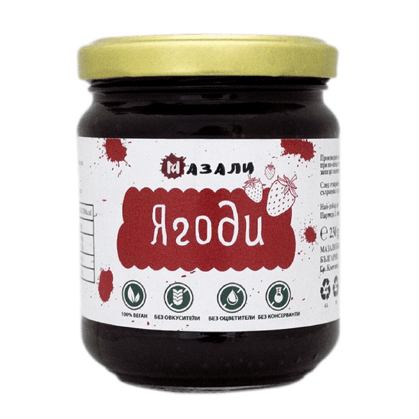 Сладко Ягоди Мазали 230гр.