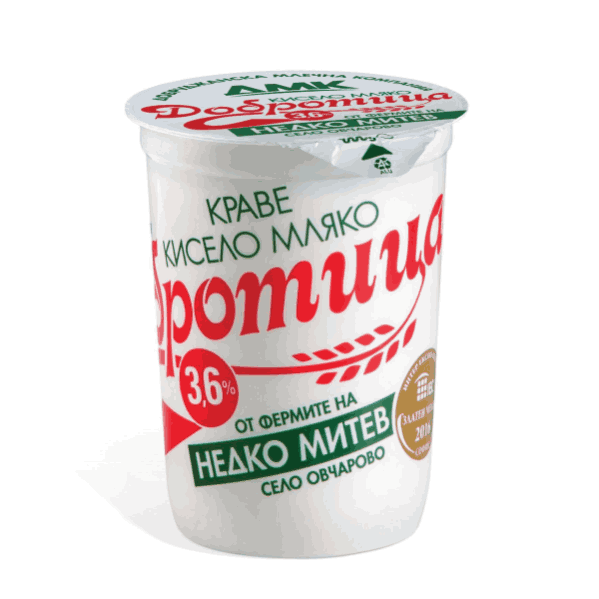 Кисело мляко Добротица 3,6% 500гр.