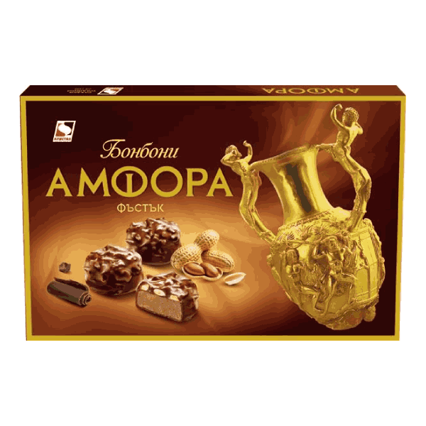 Бонбони Амфора с фъстък 135гр.