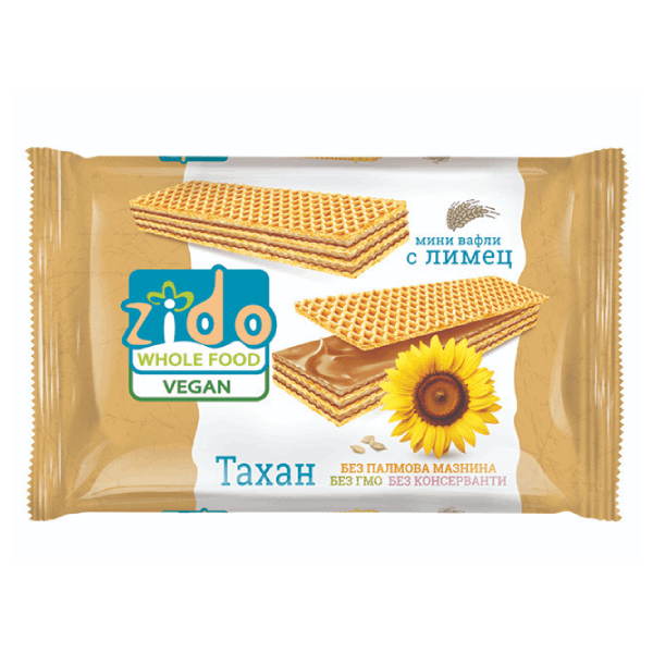 Вафли от лимец с тахан Zido 152гр.