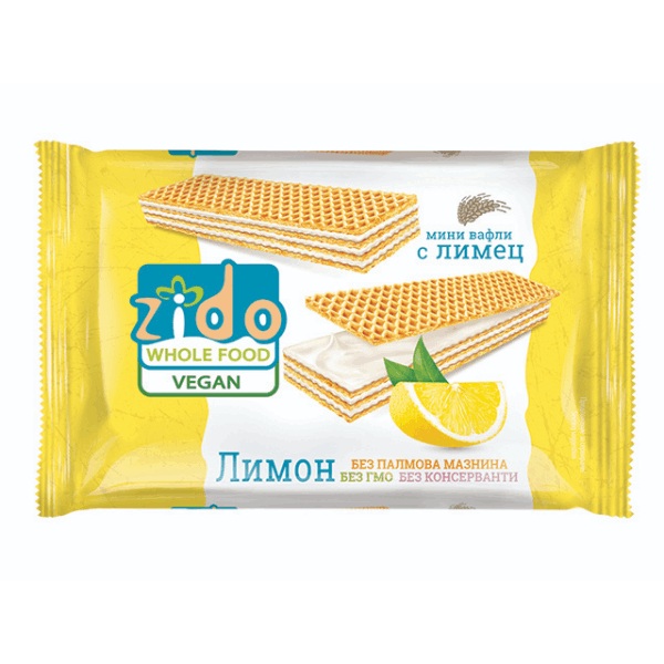 Вафли от лимец с Лимон Zido 152гр.