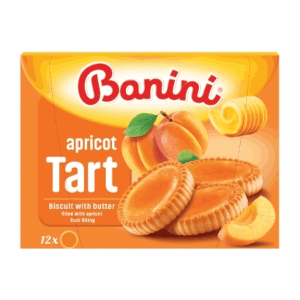 Тарт с кайсиев крем Banini 210гр.