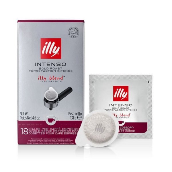 Кафе Illy intenso филтърни дози 18бр./131гр.
