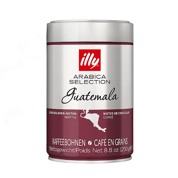 Кафе Illy Guatemala зърна мет.кутия 250гр.