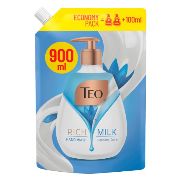 Течен сапун Тео плик Delicate Care 900мл. плик