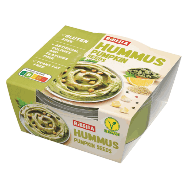Хумус с тиквени семки с пробиотик Aladinfoods 200гр.