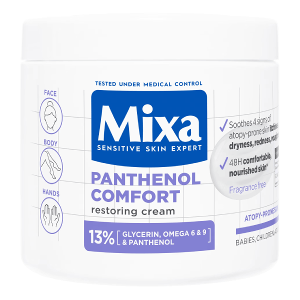 Крем за тяло Mixa Panthenol Comfort 400мл.