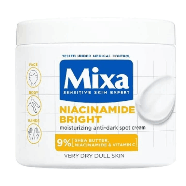 Крем за тяло Mixa Niacinamide Bright 400мл.