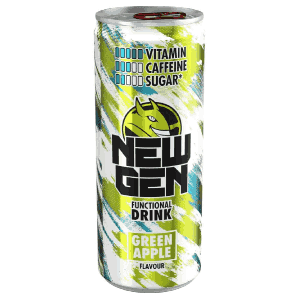 Функционална напитка New Gen green apple 250мл.
