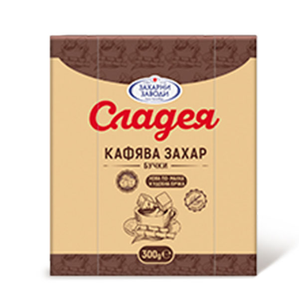 Захар на бучки кафява Сладея 500гр.