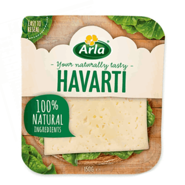 Сирене Havarti Arla слайс 150гр.