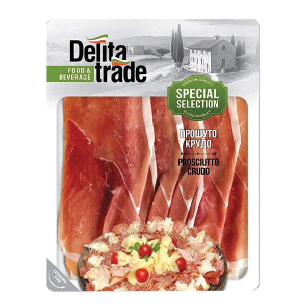 Прошуто Крудо Delita Trade 100гр. слайс