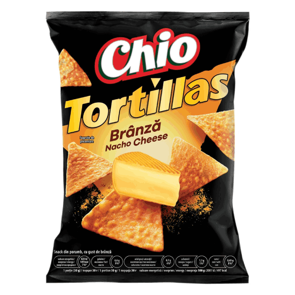 Чио чипс Tortilla Nacho Cheese 110гр.