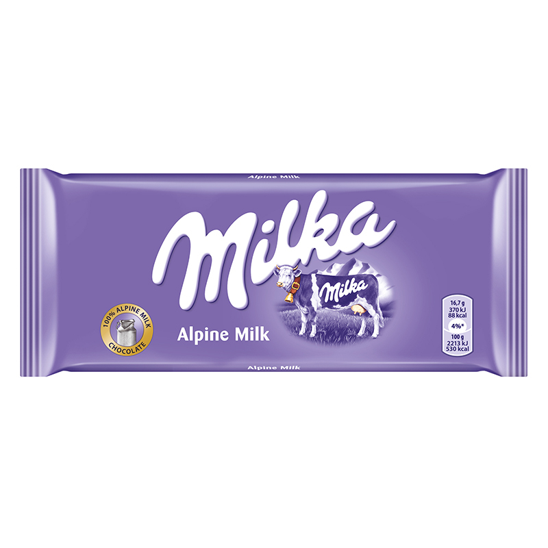 Шоколад  Milka млечен 90гр. - Milka