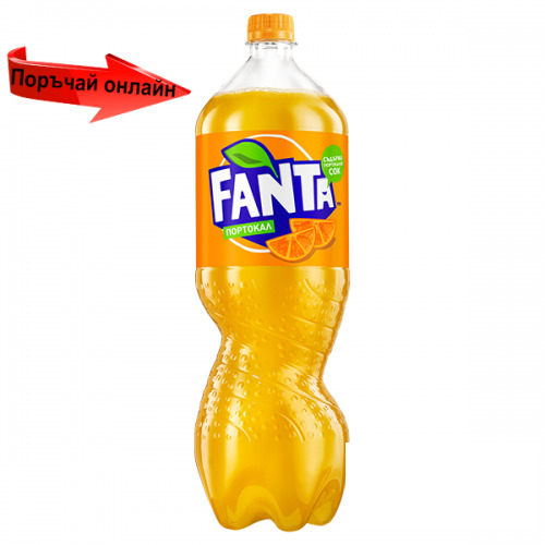 Газирана напитка Fanta портокал 1,5л.