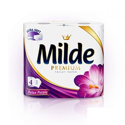 Тоалетна хартия Milde Relax Purple  4бр.