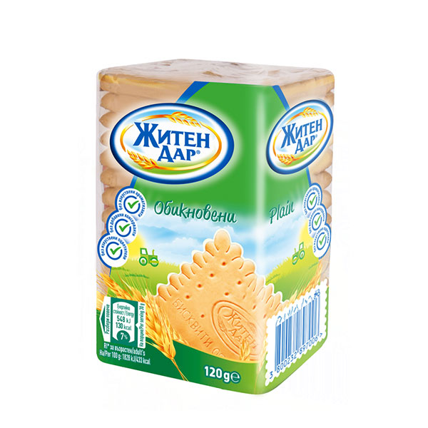 Бисквити Житен дар 120гр. - Житен дар