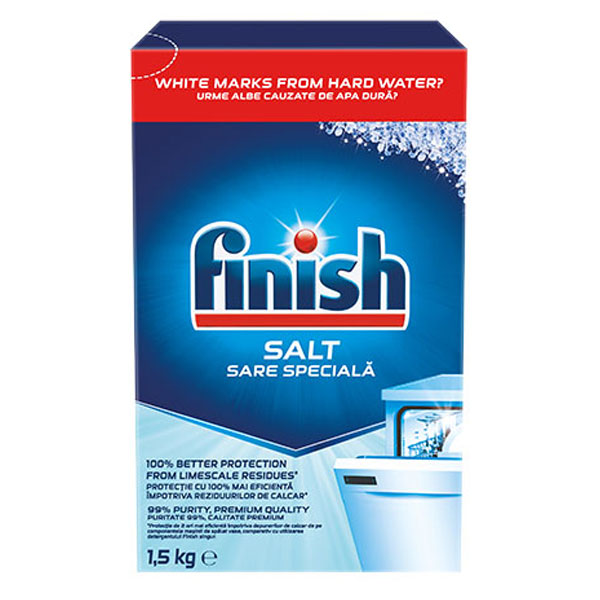 Сол за съдомиялни машини Finish 1,5 кг.