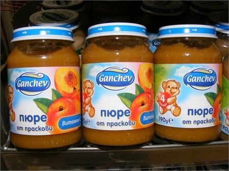 Пюре от праскови Ганчев 190гр. - Ганчев