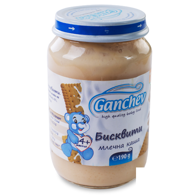 Млечна каша с Бисквити Ганчев 190гр. - Ганчев