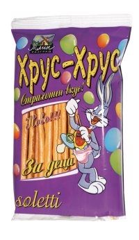 Солети Хрус-хрус за деца 60гр.