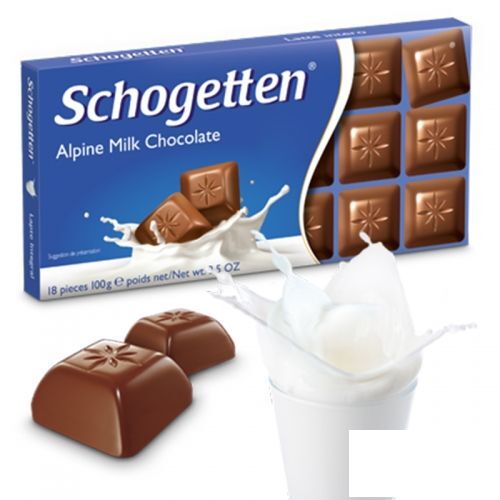 Шоколад Schogetten млечен 100гр. - Schogetten
