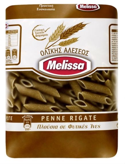 Макарони Пене Ригате пълноз. Melissa 500гр. - Melissa