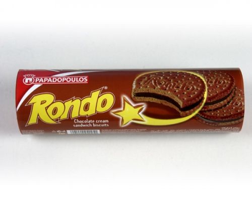 Бисквити Rondo двоен шоколад 250гр.
