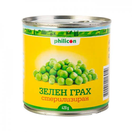 Зелен грах Philicon 420гр. - Philicon
