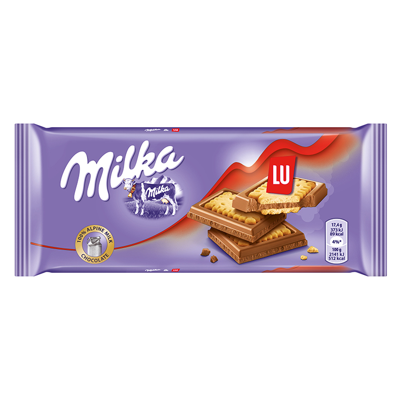Шоколад Milka LU 87гр.
