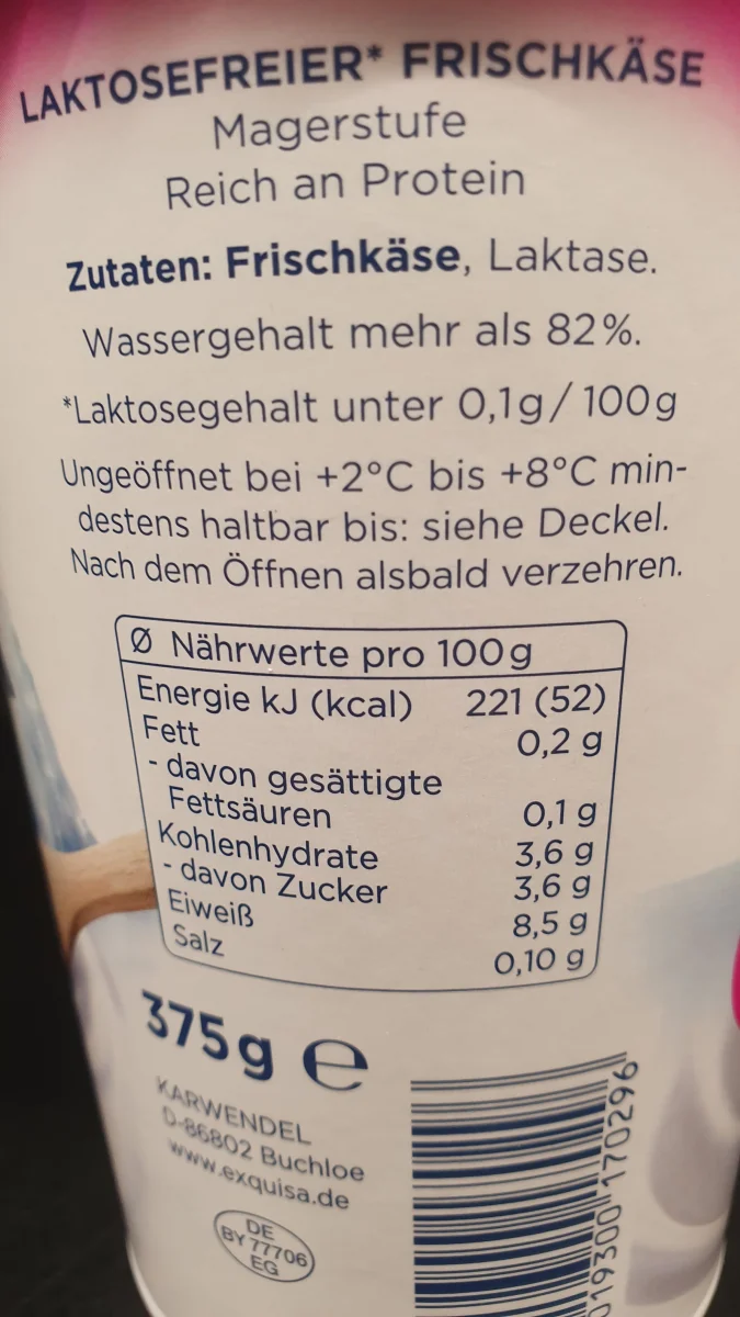 Скир laktosefreier SKYR Natur - Exquisa