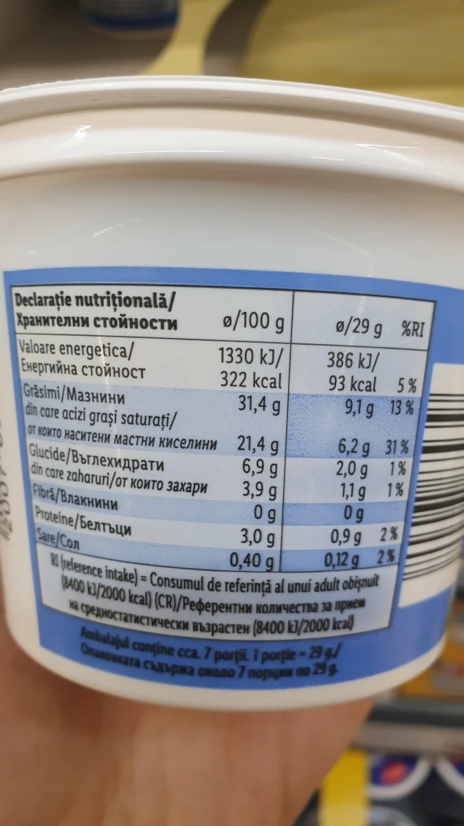 Сметанов крем за мазане - Pilos