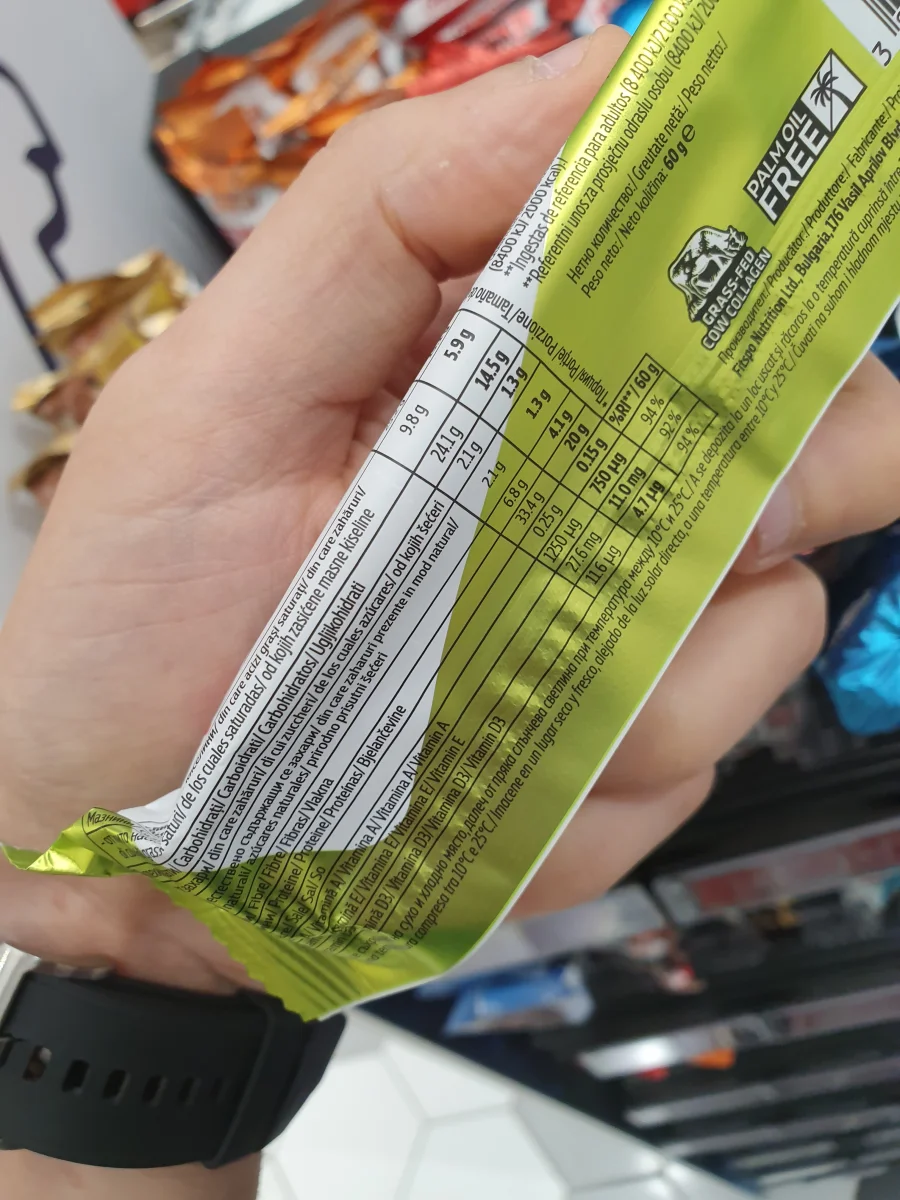 Протеинов бар с шам фъстък / Pistachio Protein Bar - FitSpo