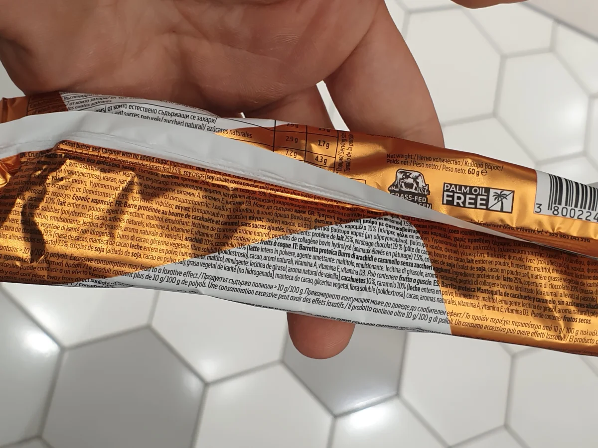 Бара с фъстъчено масло и карамел / Peanut Butter & Caramel Bar - FitSpo