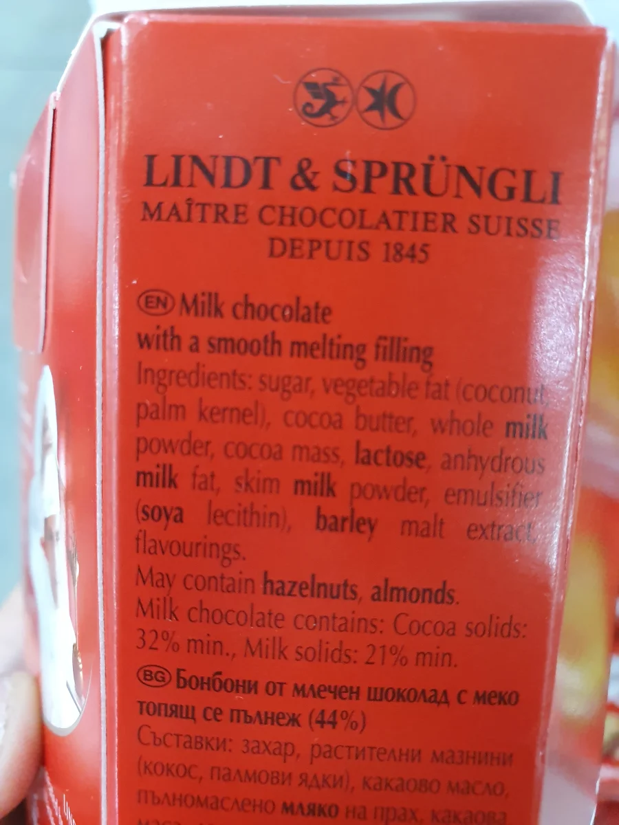 Млечен шоколад Lindor / Lindor Milk Chocolates - Lindt