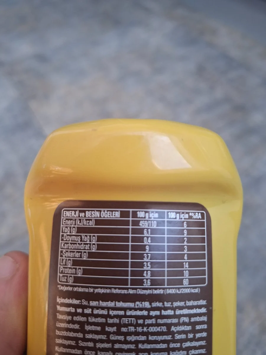 Турска горчица tat - Baktat