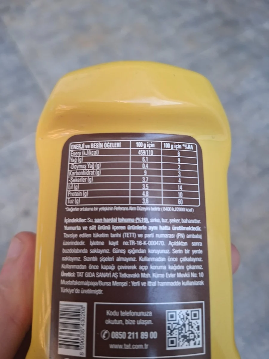 Турска горчица tat - Baktat