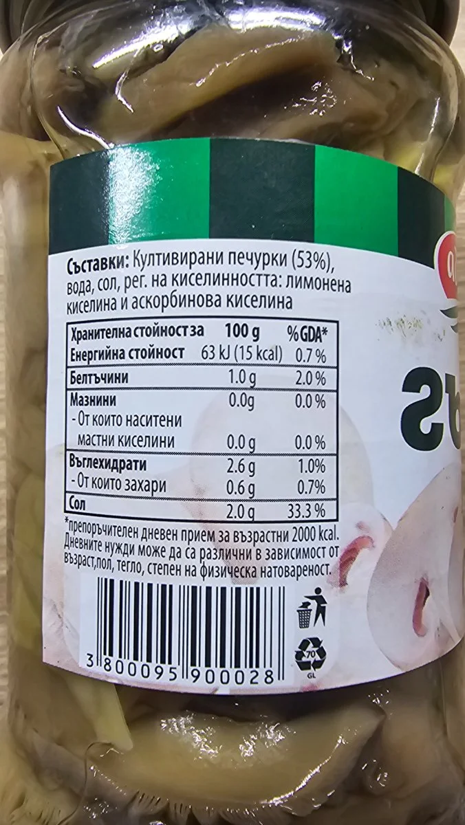 Гъби рязани - Адела