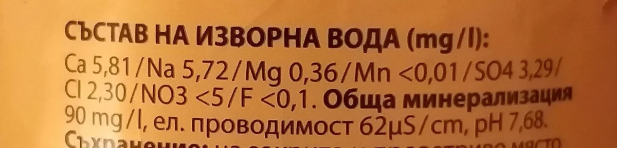 Изворна вода - Billa